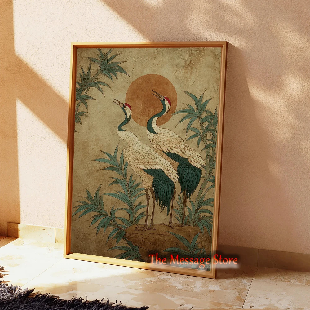 Traditional Nature Crane Birds - Japanese Traditional Lifestyle のレビューと価格