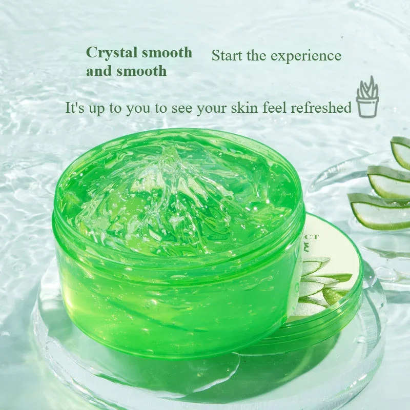 Gel de Aloe Vera Gel de Aloe Vera 98 productos para el acné crema hidratante mujer máscara masculina genuina 300g con cuchara