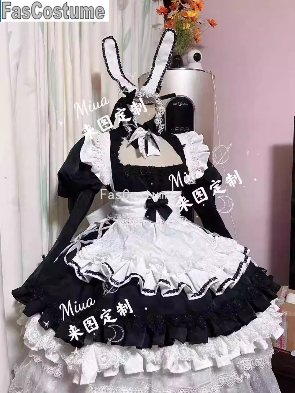 

[На заказ] Azur Lane USS Boise Maid Dress Великолепная милая униформа Косплей Костюм Хэллоуин Вечеринка Ролевая игра Наряд
