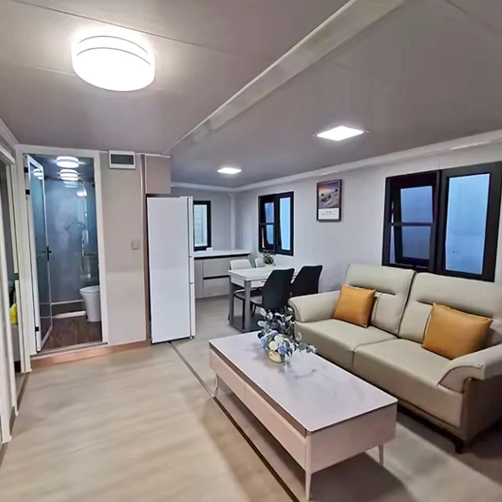 20Ft 40Ft Prefabricated Foldable Expandable Container Houses Steel Structure Sandwich Panels Modern Design Tiny Houses