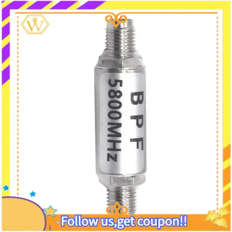 

Latest-5.8Ghz Bandpass Filter, Image Transmission Remote Control Filter, 2.4Ghz Suppressor