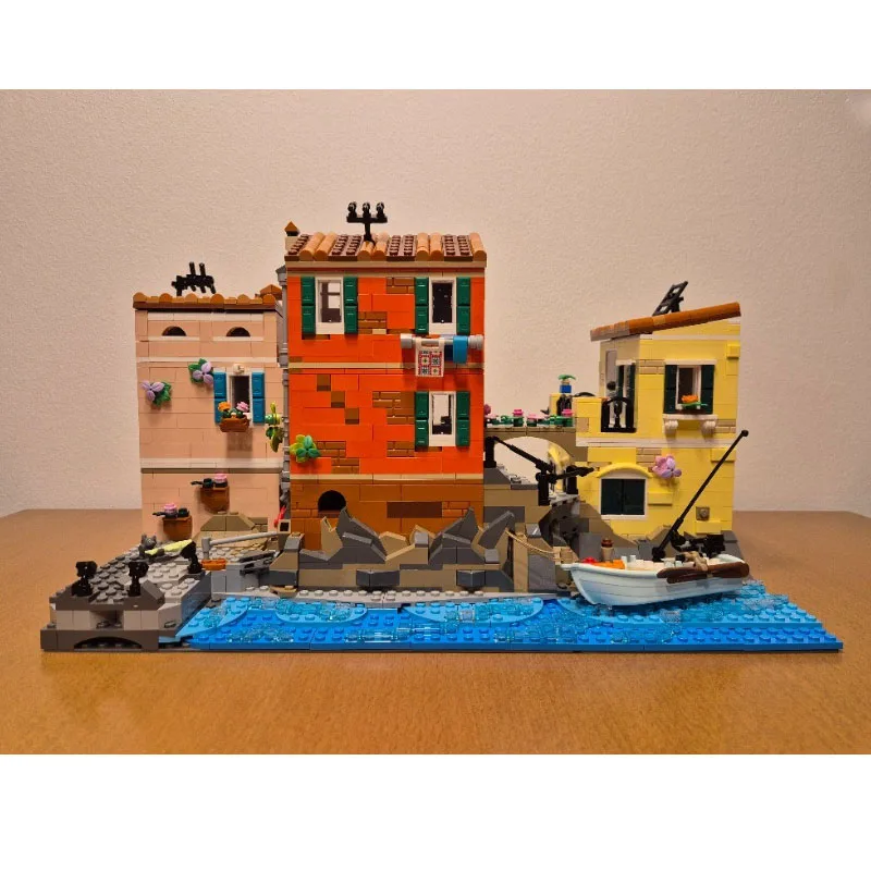 

MOC-238212 Итальянская квадратная модель, строительный блок, креативный образовательный детский подарок, праздничные рождественские подарки