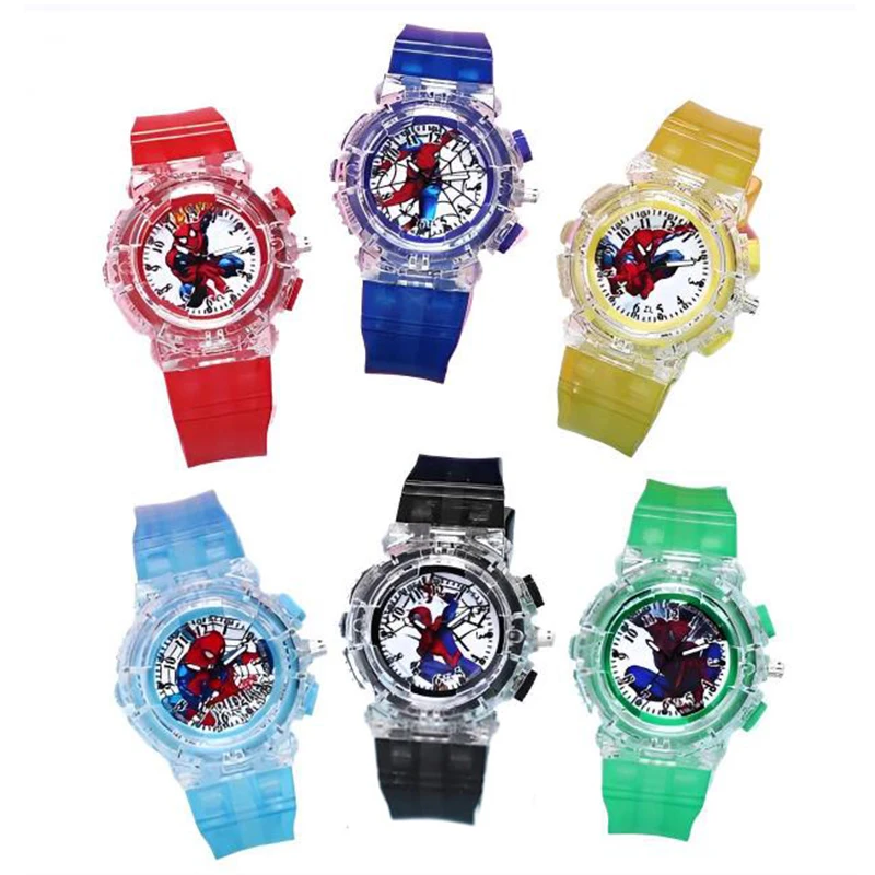 Mininstants-Montre-bracelet à quartz SpidSuffolk Shoous pour enfants, montre-bracelet de sport plonger oyante, dessin animé Marvel, garçons et étudiants, cadeaux de Noël pour enfants