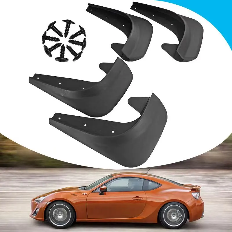 

4pcs Splash Guards Mud Flaps Car Mudguards Fender Cover Flares W/Hardware Universal Front Rear Accessori