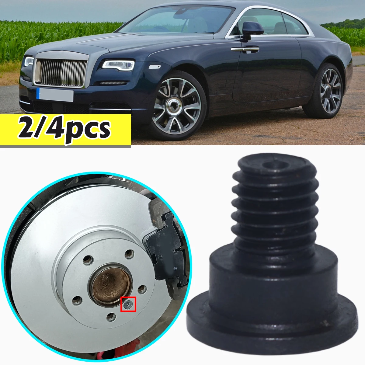 

Brake Disc Retaining Screws for Rolls Royce Wraith 2013- M8X14 Rotor Hex Mount Countersunk Bolt Parts Replace Car 34211161806
