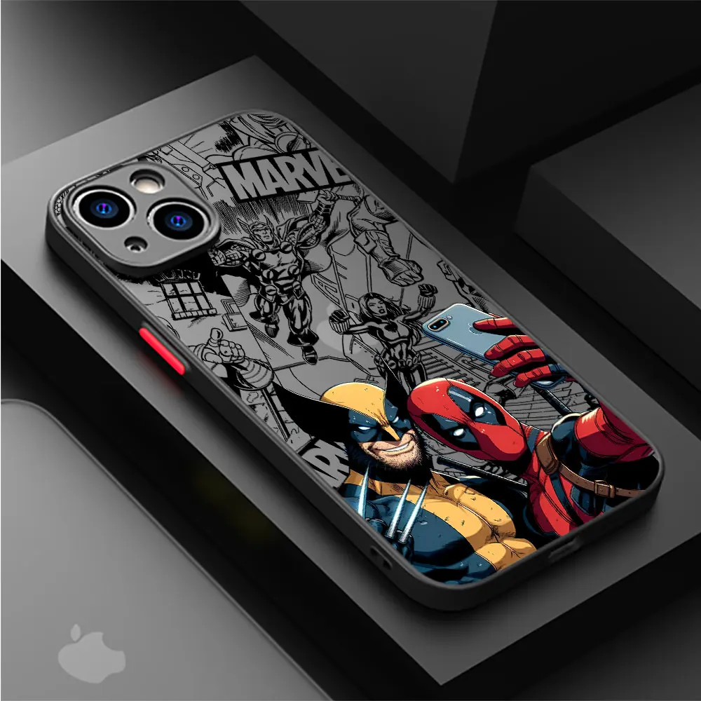 Phone Case for Samsung Galaxy A12 A31 A71 A70 A21s Note 10 Plus A21s Note 20 Ultra Marvel Deadpool And Wolverine Cool Cover