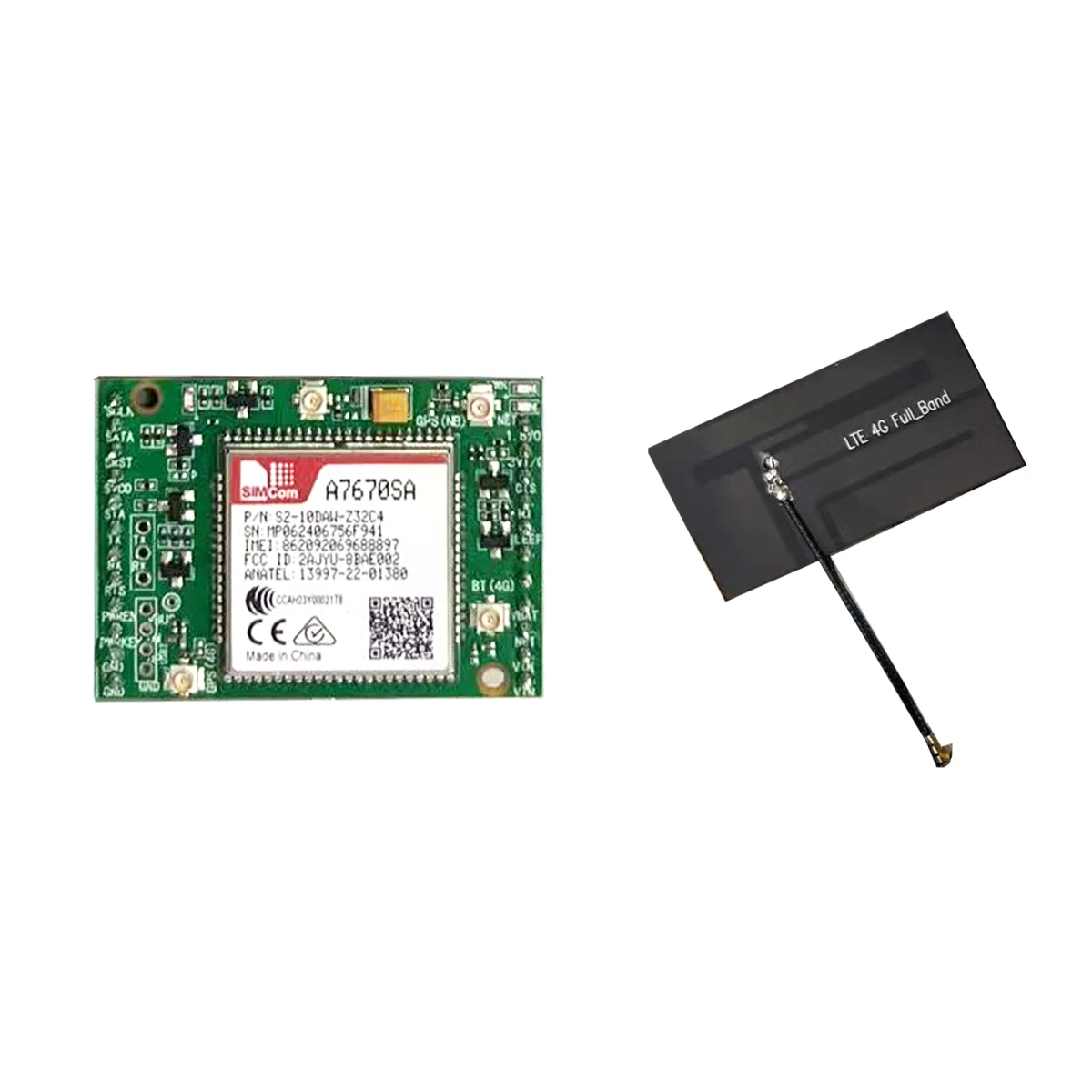

In Stock SIMcom A7670SA A7670SA-FASE CAT1 Core Board A7670SA-LASE LTE CAT1+4G+2G+Voice+BT+GNSS
