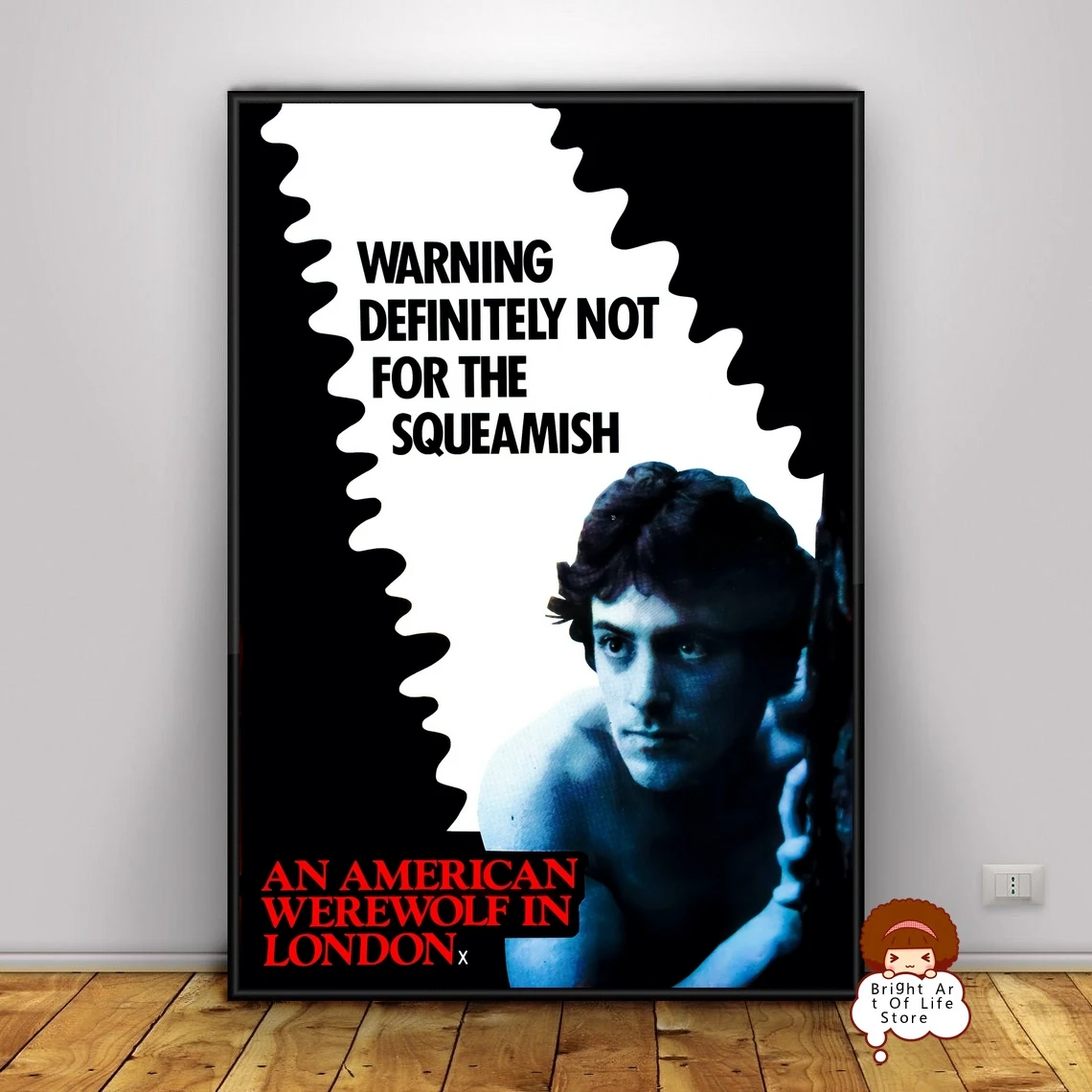 An American Werewolf in London (1981) Movie Poster Cover Photo Canvas Print Wall Art Home Decor (Unframed)