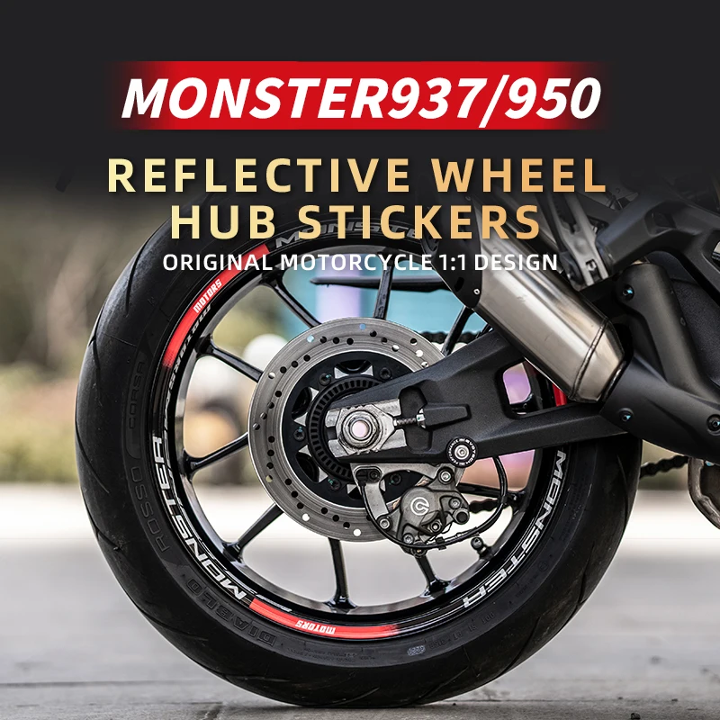 

For DUCATI MONSTER937 950 Motorcycle Carbon Fiber Fairing Stickers Kits Of Bike Accessories Decoration Protection Decals