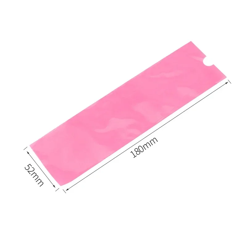 200pcs  Disposable Hygiene Tattoo Clip Cord Sleeve Bags Plastic Pink Black Blue Tatu Machine Pen Cord Sleeve Cover Pack