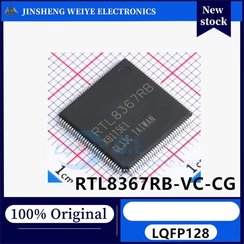 (1/5 piece) RTL8367RB-VC-CG RTL8367RB LQFP128 Wireless Transceiver Chip Brand New Original Stock