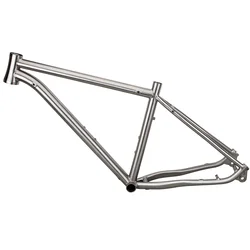 Gr9 Titanium Bicycle Frame, MTB Bike, Thru Alxe, Droupout, 27.5er * 17