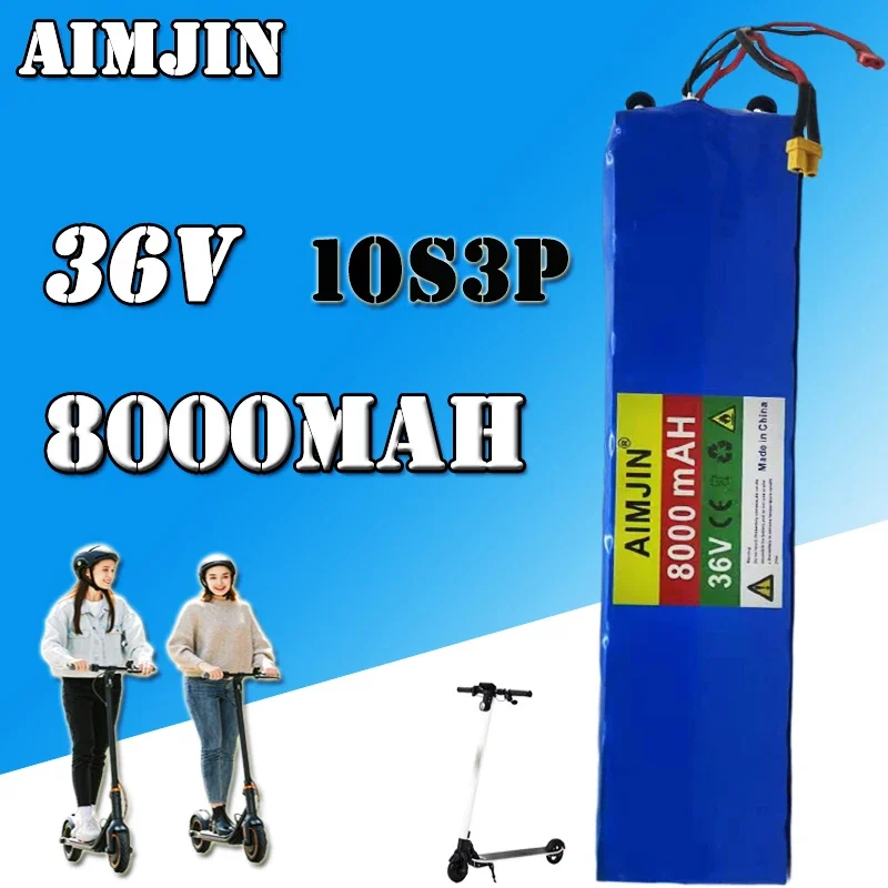 

NEW 10S3P 36V 8000mAh 36v Electric Scooter Battery Pack 18650 Lithium M365 Electric Scooter 36v Battery Scooter