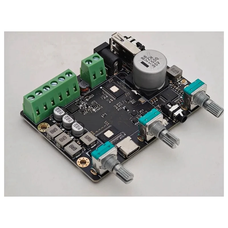 Bluetooth 2.1 DSP Power Amplifier 2X50w+100W Subwoofer Amplifiers Three Channel 31 Segment EQ Amplificador Durable Easy To Use