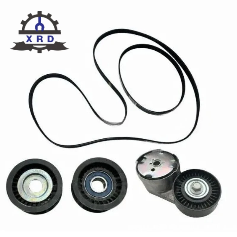 243857 278940 278950 286570 Drive Belt Tensioner Idler Pulley Set for Maserati Ghibli Quattroporte and Levante