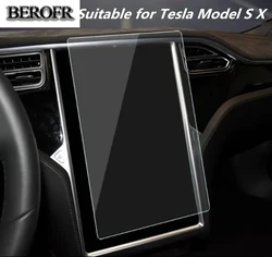 Car GPS navigation film LCD screen Tempered glass protective film Anti-scratch decoration 17 Inch For Tesla Model S 2014-2019
