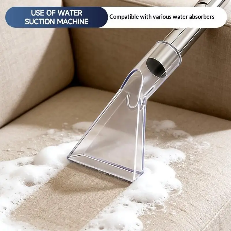 32/35mm Universal Vacuum Cleaner Suction Head Transparent Accessory for Removing Liquid Spills on Car Seat Carpet Home Floor