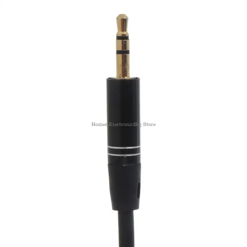 2,5 mm macho macho TRS Adaptador estéreo Cable oro chapado en