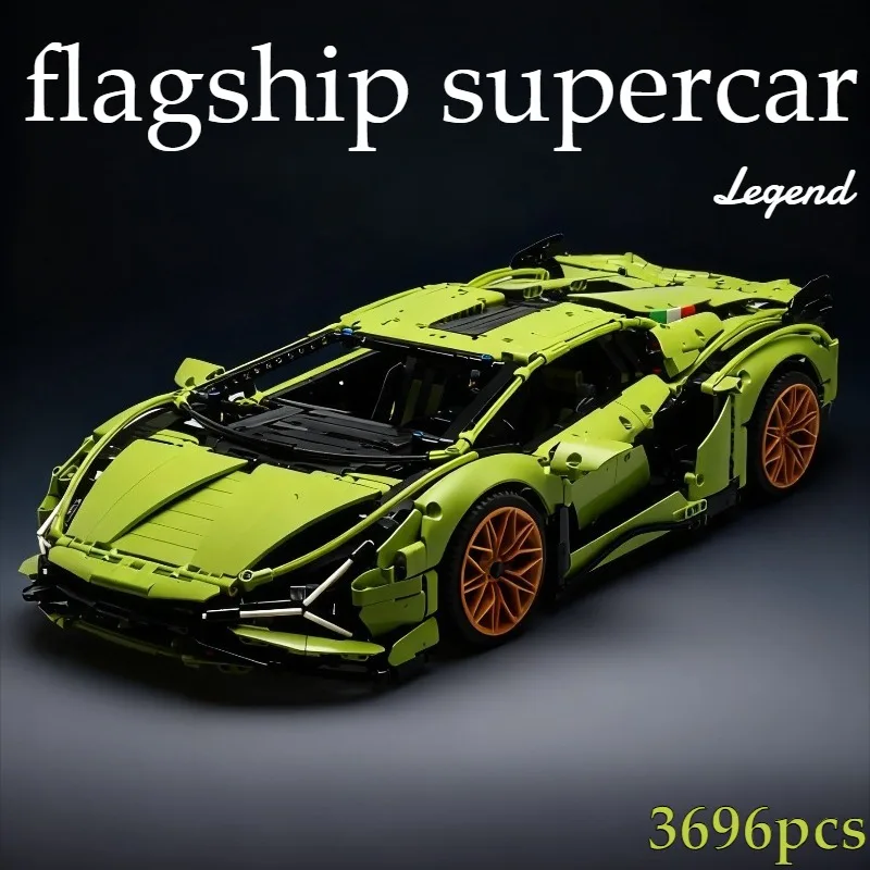 3696PCS  Sian Compatible 42115 Technical Car Model Building  for Adults Bricks Toys for Boys Block Constructor Gifts Kids