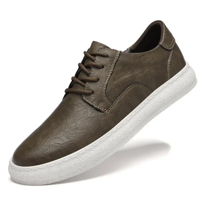 

Spring/Autumn Brand Men's Genuine Leather Casual Shoes Interview Commuting Work Shoes Versatile Daily Men's Business Formal Shoe