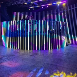 BOTAI sahne işık dekor DMX Led piksel şerit Bar LED piksel RGB Bar ışığı DJ bar