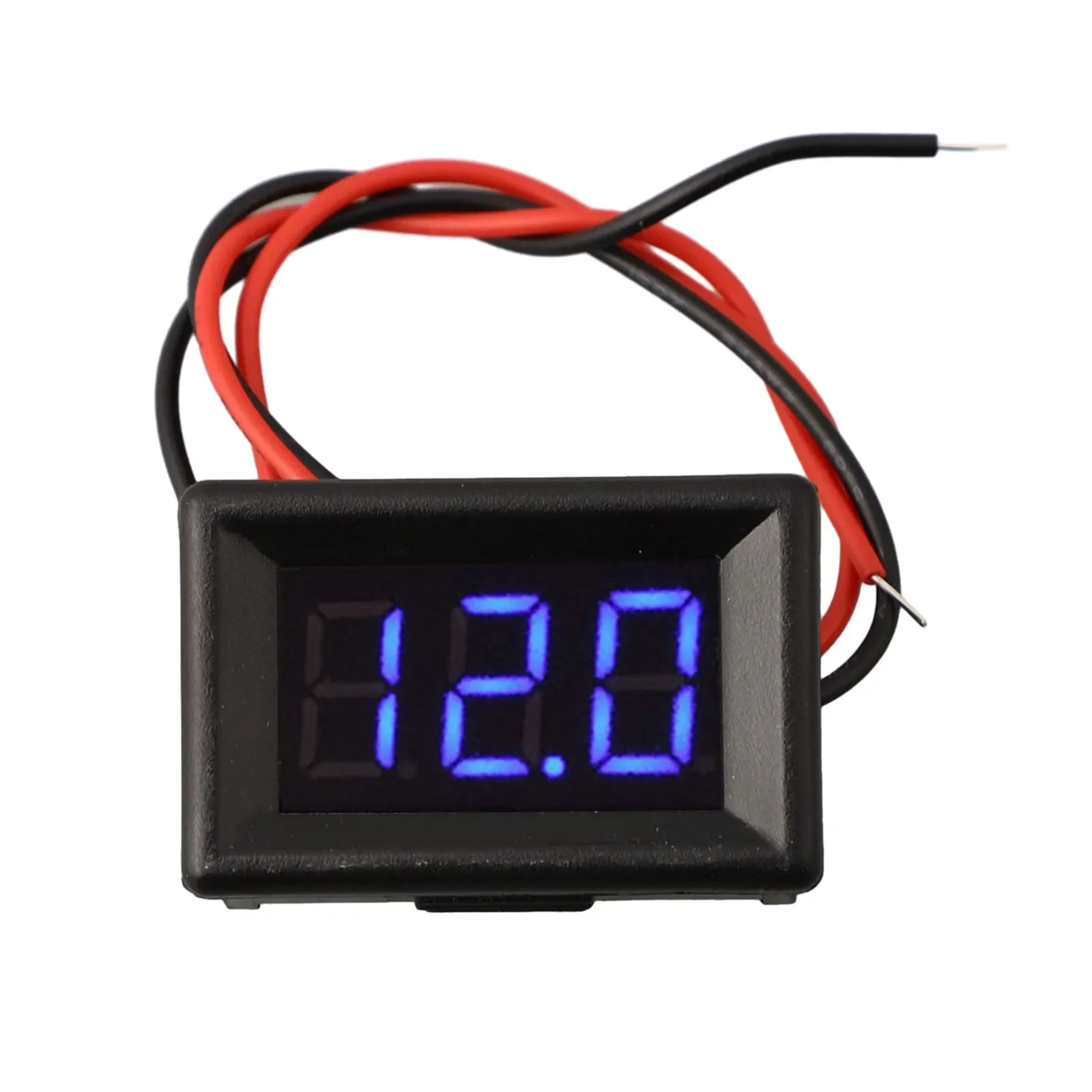 Convenient 2 line LED Voltmeter Accurate DC Voltage Measurement Bright LED Display Reverse Connection Protection