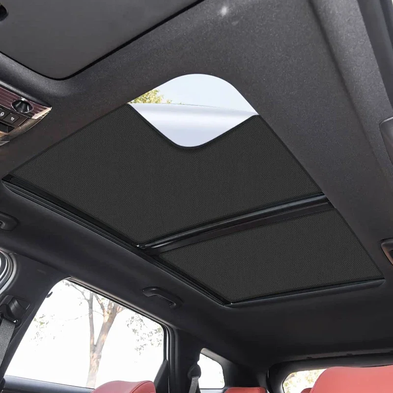 Car Suede Fabric UV Protection Electrostatic Sunshade for KIA Sportage NQ5 2022-2026 Heat Insulation Sunroof