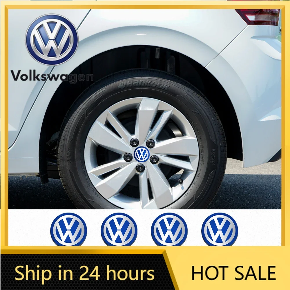 

Новые 2026 Горячие 70/80/90/100/120 мм 4 шт. Колпачки на колесные диски с эмблемой-наклейкой для Volkswagen VW GTI R Golf Polo Tiguan Passat J