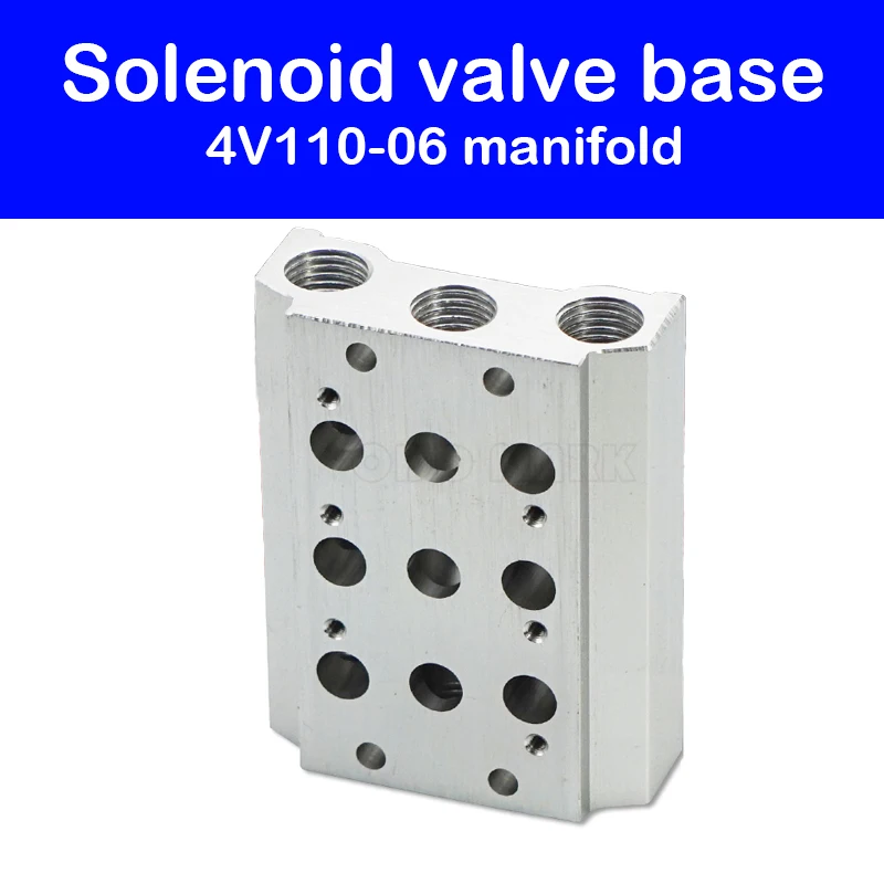 4V110-06/4V120 1F-15F position Solenoid valve connected to the manifold 100MM series