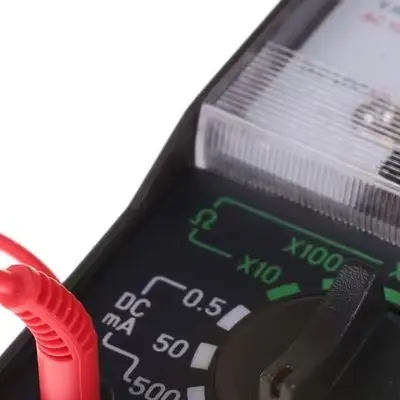 Analog Multimeter MF-110A DC AC 0-1000V 0-500mA Voltmeter Ammeter Ohm Meter With Test Pens For Electrical Teaching Radio Experim
