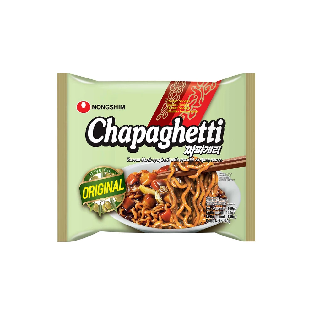 نونج شيم، جاجانج - مايون نودلز سريعة التحضير، عبوة من 5 قطع، 140 جرام لكل علبة