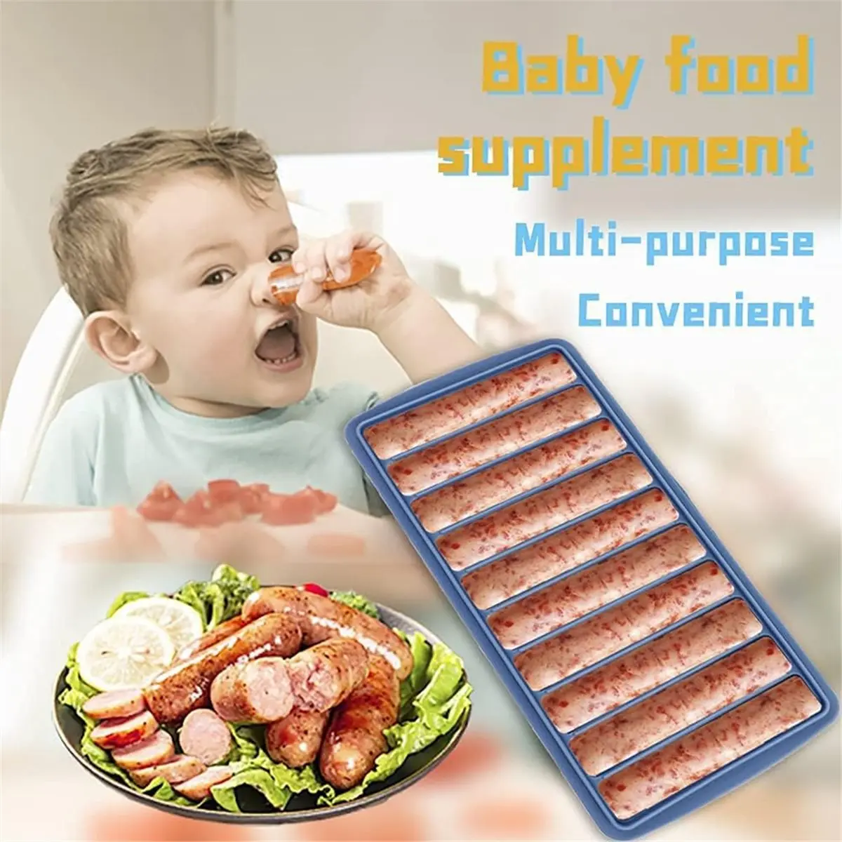 3 PCS Tray, Long Stick Tray Silicone with Lid, Rectangular Narrow Stick, Easy Release,for Juice Bottles,Parties