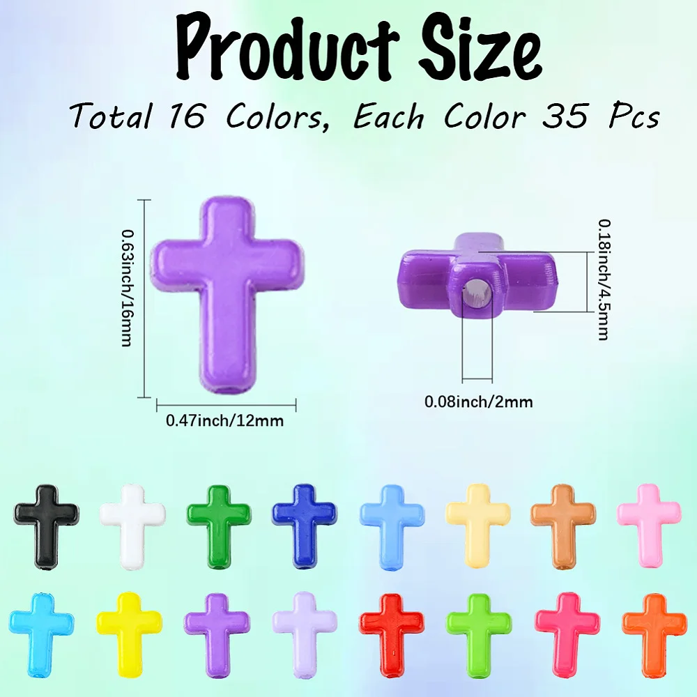 

560Pcs 16 Colors Opaque Acrylic Beads Mixed Color 16x12x4.5mm Hole: 2mm 35pcs/color