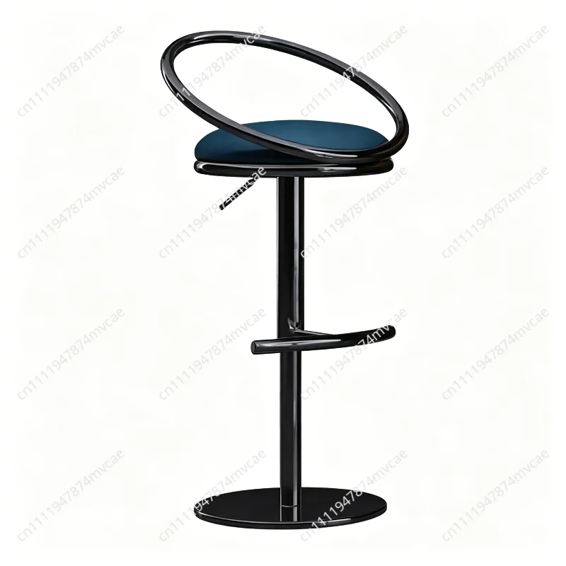 1pcs Bar Chair Designer Style Modern Simple Rotating Lifting Stainless Steel Bar Chair Bar Stool Household Island Chair
