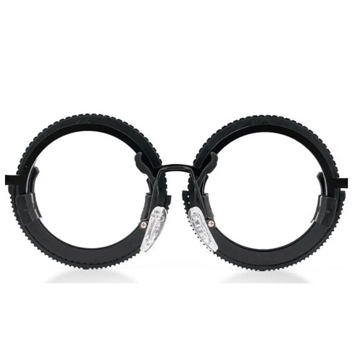 A24I Trial Frame, Glasses Optometry Frame, Stainless Steel Temples, Comfortable and Non-Slip Nose Pads, Insert Frame