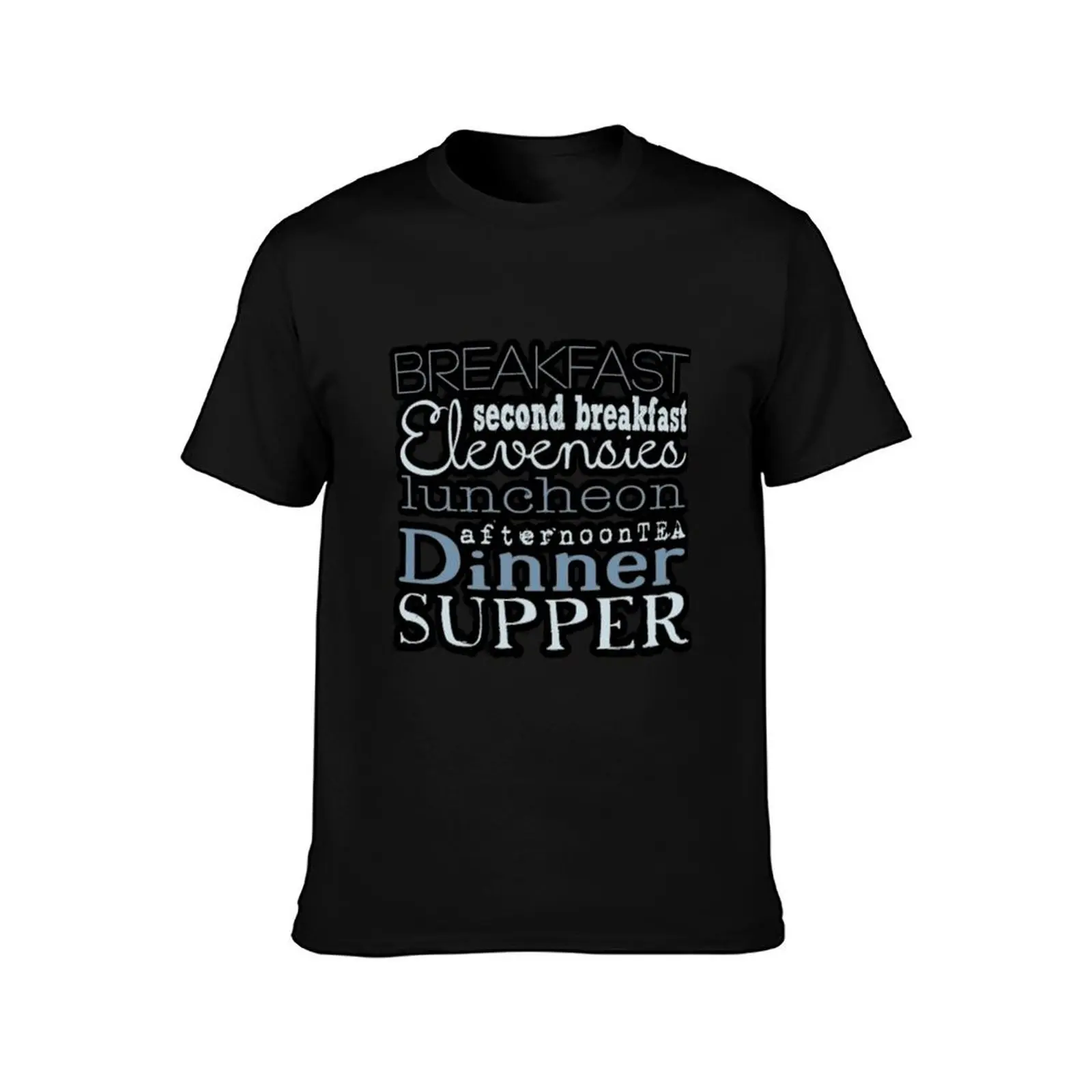 7 meals T-Shirt Summer Casual Cotton Tee Oversized Streetwear Tops Vintage Graphic Print Loose Fit Short Sleeve 100% Cotton
