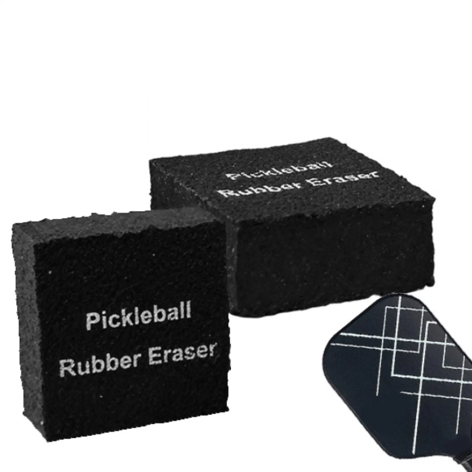 Compact Pickleball Paddle Eraser Dirt Removal Cleaner Rubber Block for Sports Player Maintenance