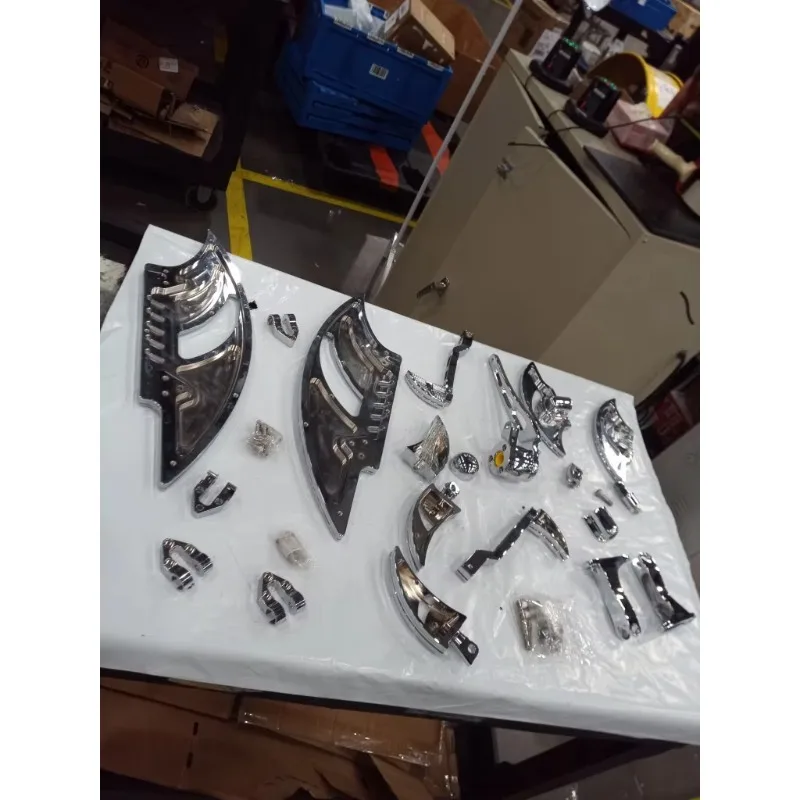 For Road King Electra Glide Road Glide 2008-2013 Floorboards CNC Aluminum Passenger Pegs Shift Levers Foot Control Black