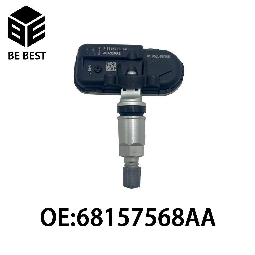 

1/4PCS 434MHZ TPMS Tire Pressure Monitor Sensor For 2014-2016 Jeep Cherokee RAM 1500 2500 3500 68157568AA 68239720AB 68249197AA