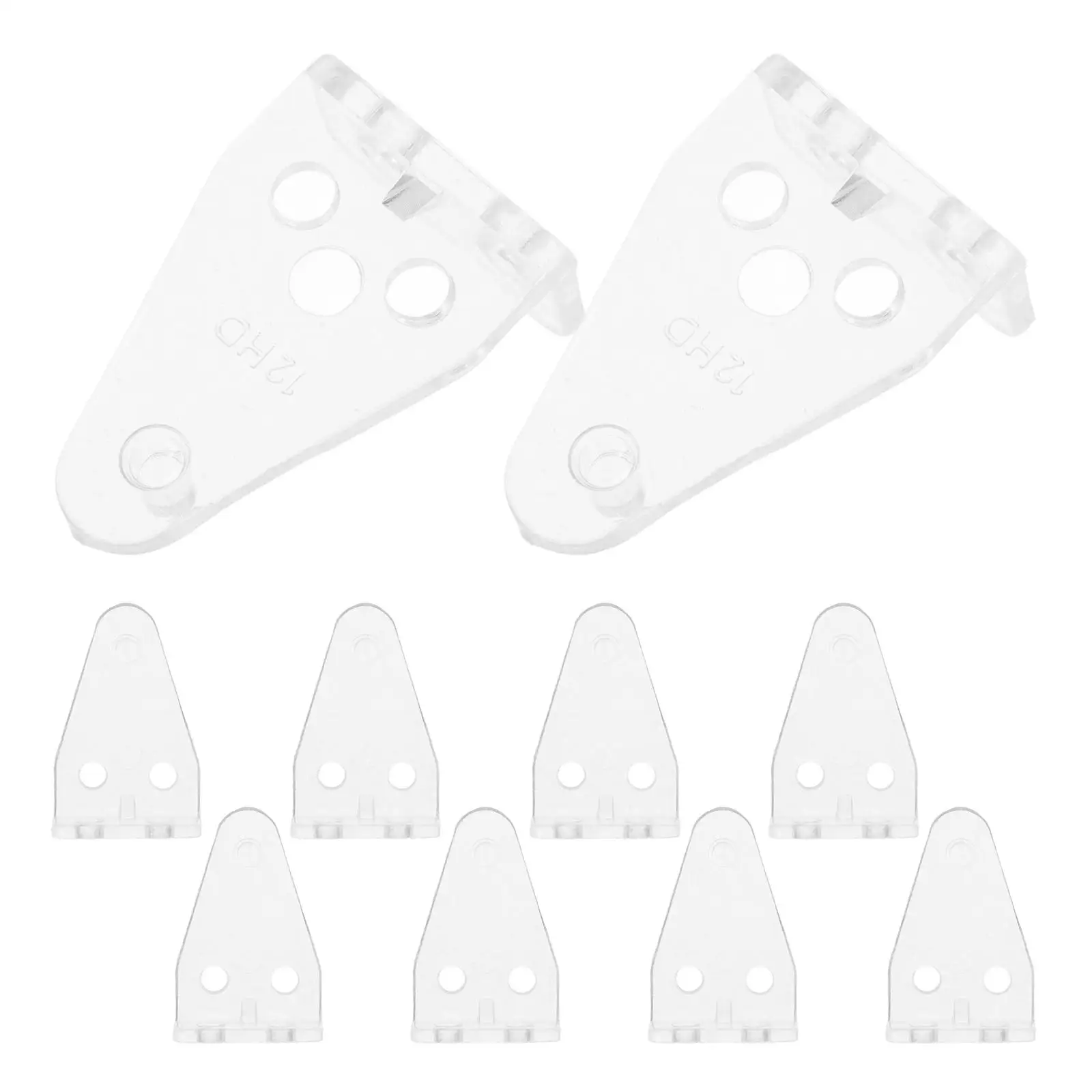 

10 Pcs Blinds Hold Down Bracket Clear Plastic Bottom Clips Shutter Accessories Window Hardware Safe Easy Use Prevent
