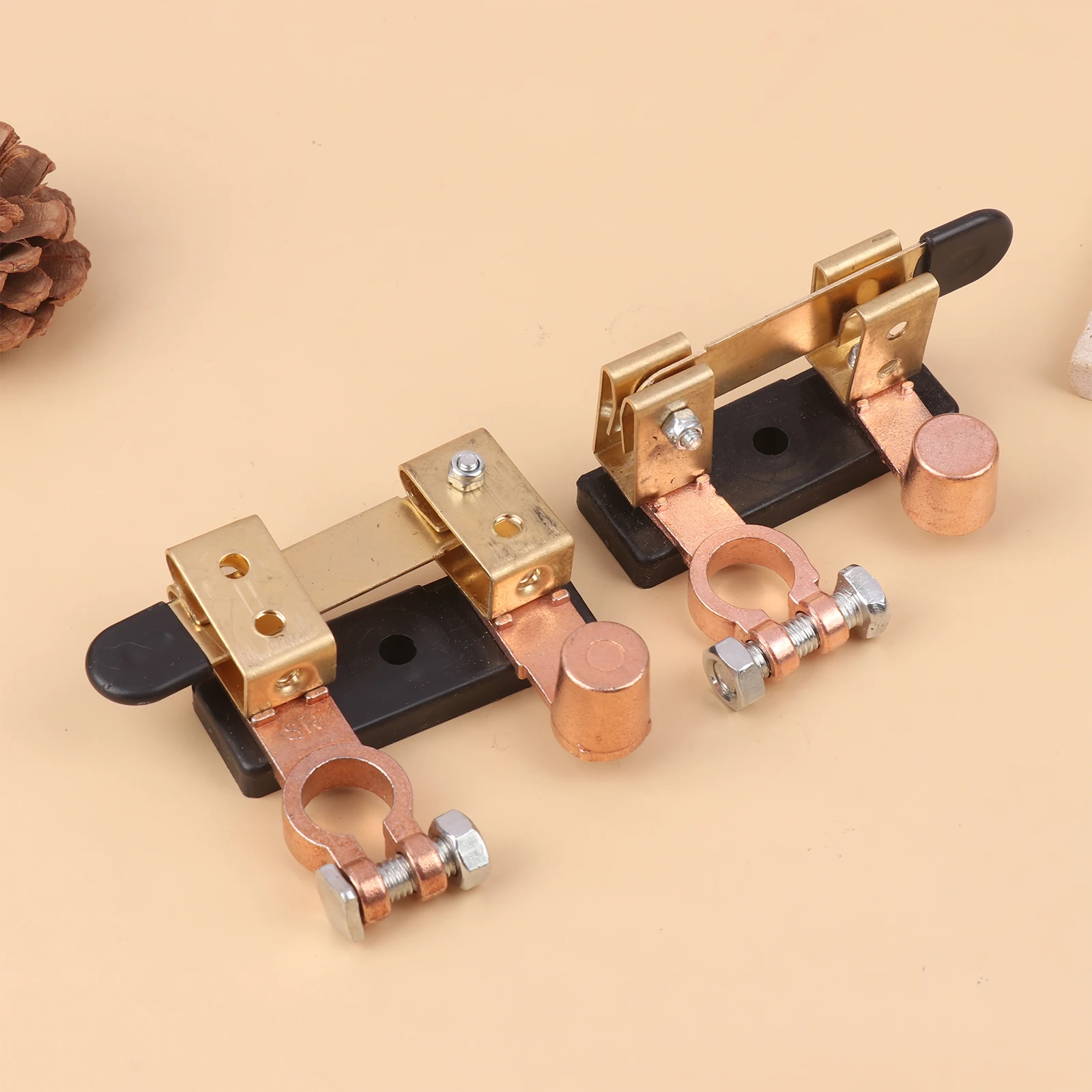 Interruptor maestro de hoja de cuchillo de poste superior, interruptor de desconexión de batería de 12V y 24V para coche, RV, barco, camión, batería de corte, interruptor de apagado