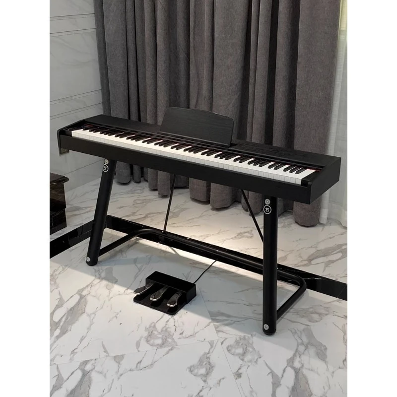 

Wooden electric piano 88-key heavy hammer Professional grading Adult home Children's beginner electronic organ Adult only