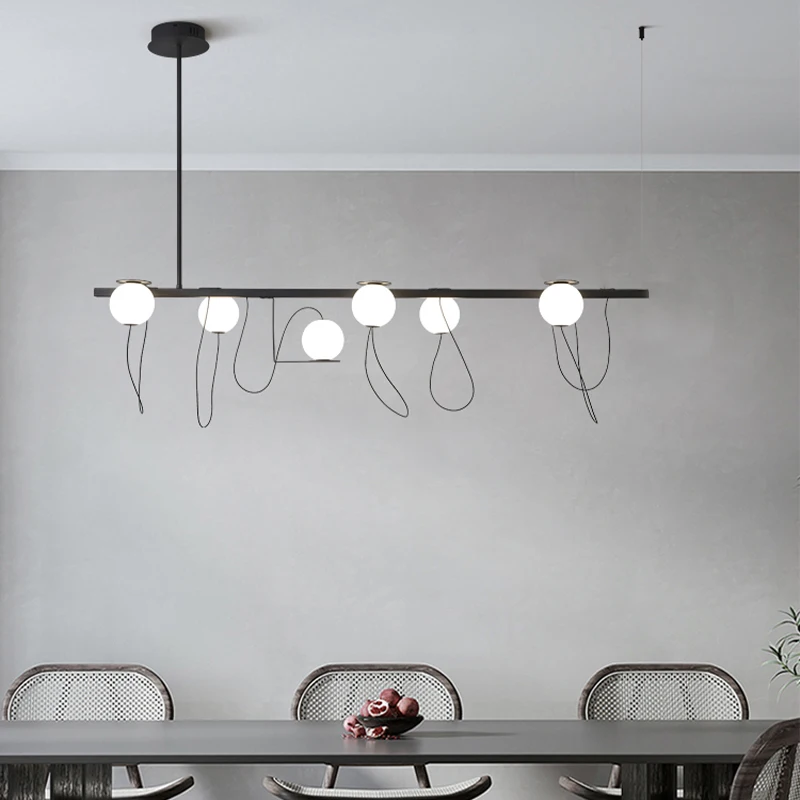 Bal Led Kroonluchter Modern Design Metalen Kroonluchters Voor Villa Loft Woonkamer Slaapkamer Woondecoratie Eettafel Licht