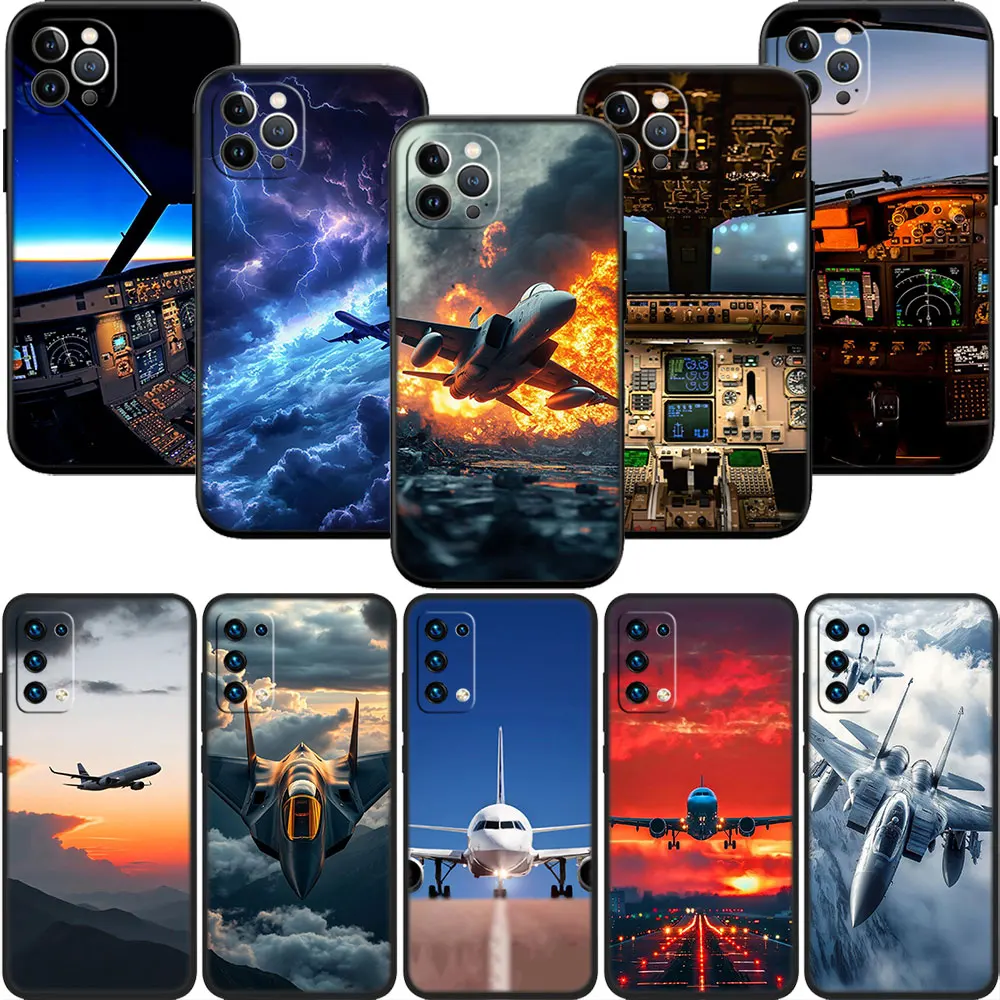 Funda de teléfono MI34 Strategic Bomber Aircraft Soft Shell para Xiaomi Xiaomi Poco M4 M5 M6 M7 X3 X6 X7 F8 Ultra Pro GT NFC
