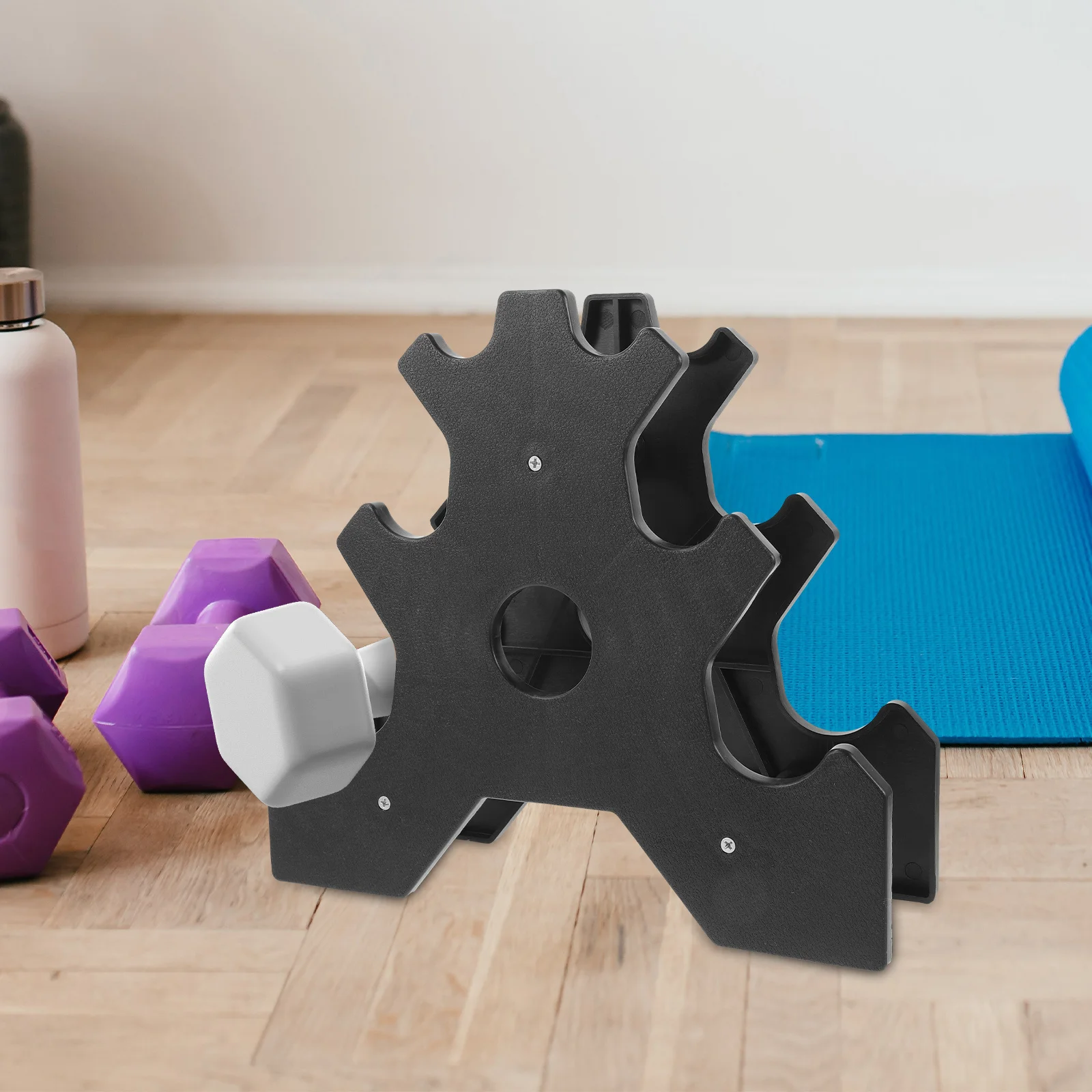

Dumbbell Rack Heavy Duty Plastic Multi-Layer Storage Stand for Home Gym Dumbbell Holder Rack Strength Training Weight Organizer