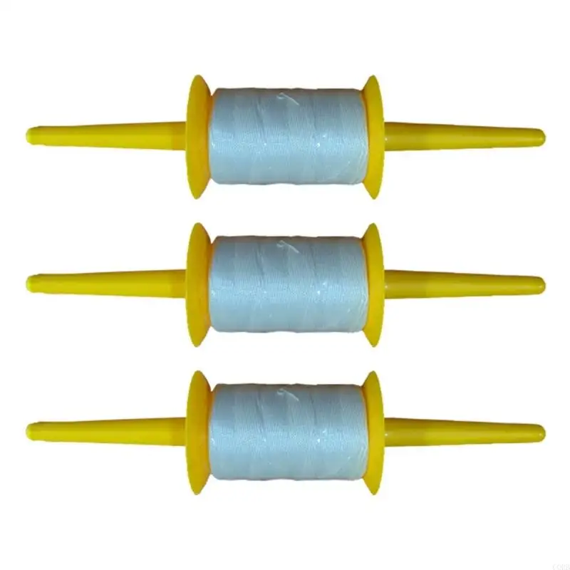 CORB 150M Kites Line Spool Easy Grip Retrieval Kites String Reel for Outdoor Beach 3PCS