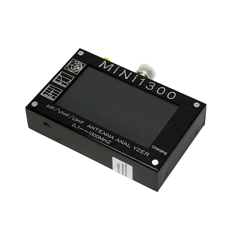Original Mini1300 0.1-1300MHz HF VHF UHF Antenna Analyzer Vector Network Analyzer SWR Meter Frequency Sweep RF Radio Multimeter