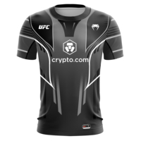 2025 Summer New Hot Selling Men's UFC Boxing Fighting Competition Casual Breathable Fashion Quick Drying T-shirt Short Sleeve