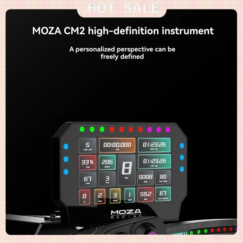 24-Hour Delivery MOZA CM2 HD Racing Simulator Customizable Dashboard UI Instrument Dash Work 720P Touchscreen System For All Bas