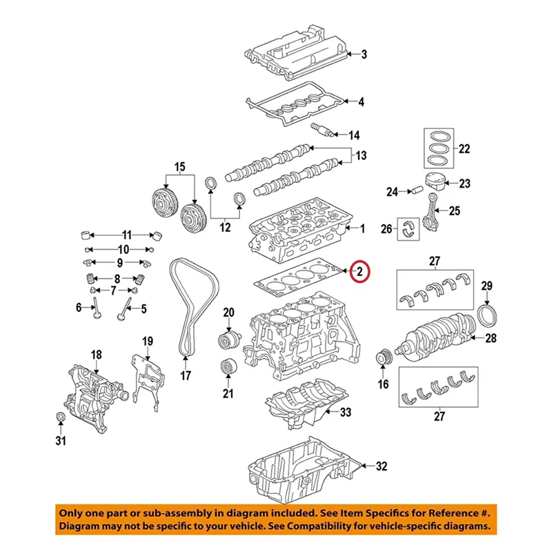 

3X прокладка головки блока цилиндров двигателя для Sonic Cruze Aveo Pontiac G3 55355578 CPW2795-A97E
